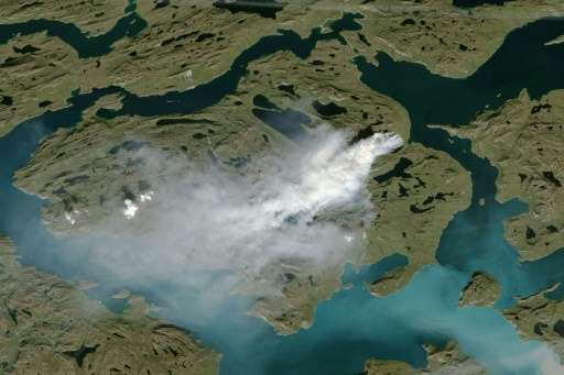 Some wildfires in western Greenland have been burning since the end of July