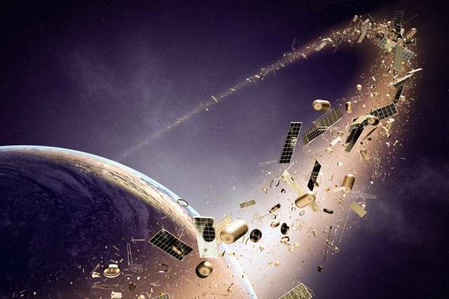 Space junk—the cluttered frontier