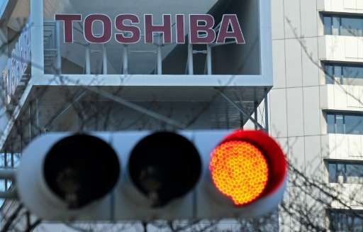 Standard &amp; Poor's has cut its credit rating on embattled Japanese industrial giant Toshiba to 'CCC-' and warned the company'