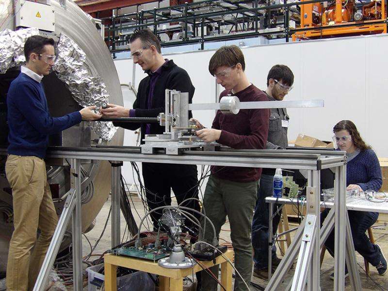 Students test prototype of a magnetic cloak