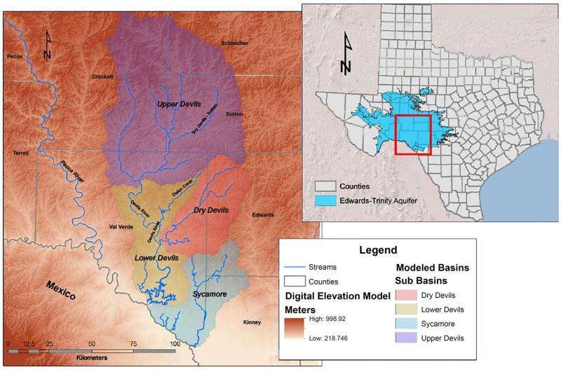 Study links groundwater with surface water in Devils River