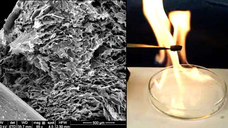 Super-light graphene and ceramic metamaterial possesses high strength, other attributes