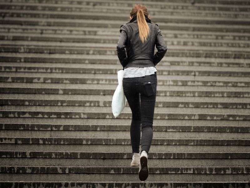 Taking the stairs a better pick-me-up than coffee