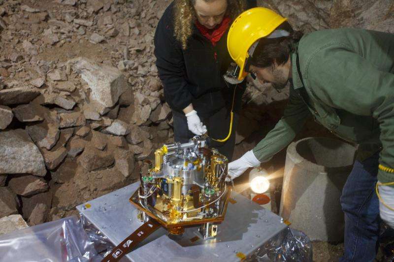 Test of Mars-bound instruments in the Black Forest