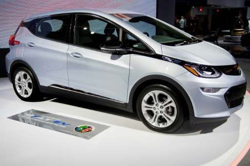 The all-electric Chevrolet Bolt EV, with a range of 238 miles (380 kilometers) on a charge, comes in under $30,000—after a feder