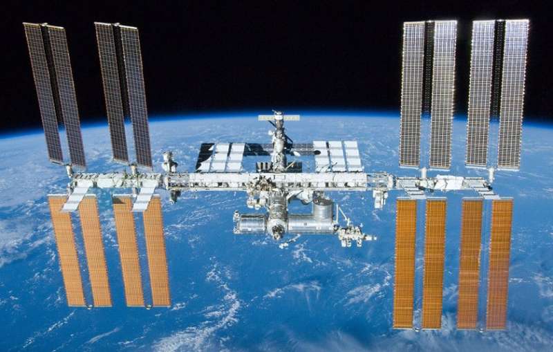 The bacterial community on the International Space Station resembles homes