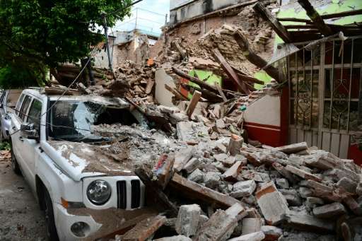 The devastation in Juchitan de Zaragoza caused by the huge earthquake that hit Mexico's Pacific coast