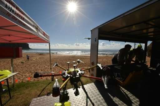 The drones can quickly identify underwater predators and deliver safety devices to swimmers