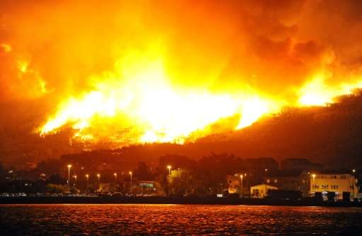 The fires near Split, Croatia's second city and a popular tourist destination, have been brought under control