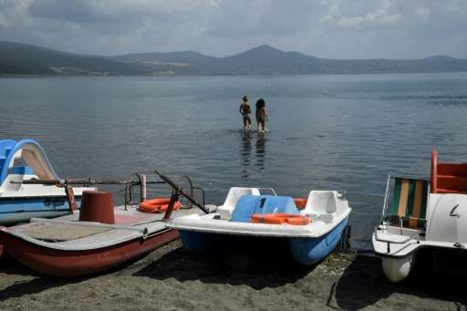 The Italian authorities have decided to stop withdrawing water from Lake Bracciano near Rome because it had dropped to such a lo