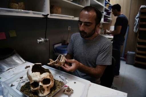 The mass grave was found in one of Greece's biggest excavation sites ever unearthed, where, in 2012, archaeologists discovered o
