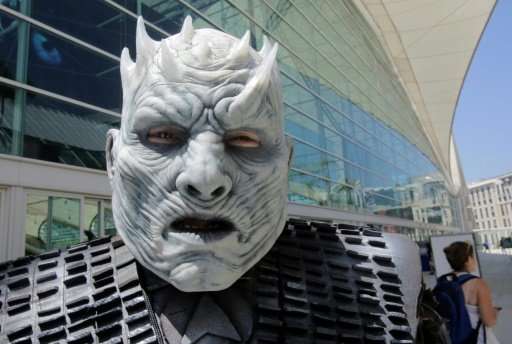 The Night King from the Game of Thrones visited the 2017 Comic-Con event in San Diego, California