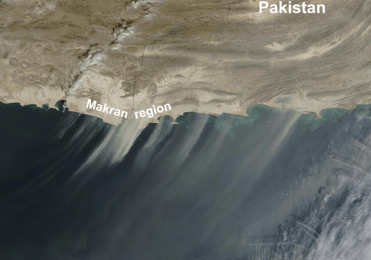 The rapidly populating coastal region from the Gulf to Pakistan faces a huge tsunami risk