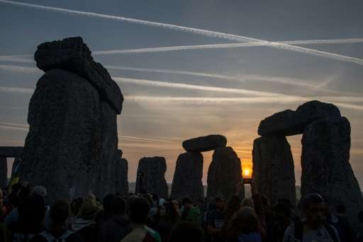 The site of Stonehenge in England was built in stages, from around 3,000 BC to 2,300 BC