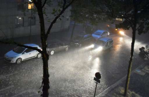 The storm dumped the most rain on Paris over a one-hour period since reliable record-keeping began