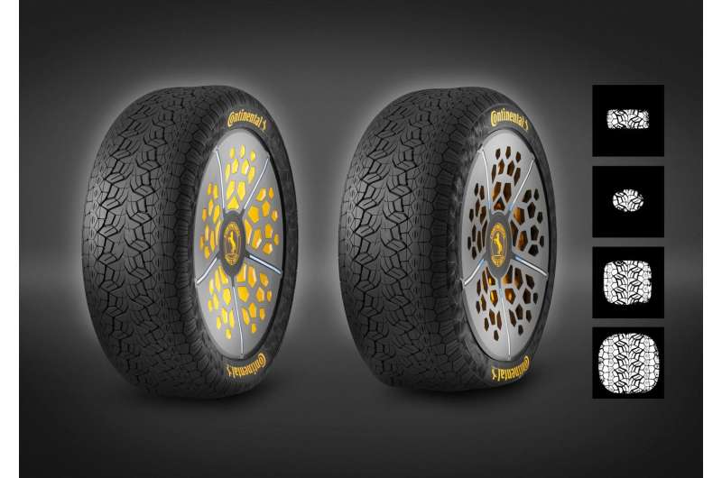 Tire concepts focus on monitoring and adapting for safety