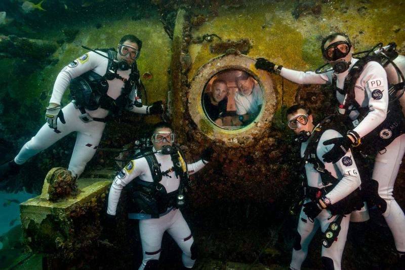 Training for space missions underwater
