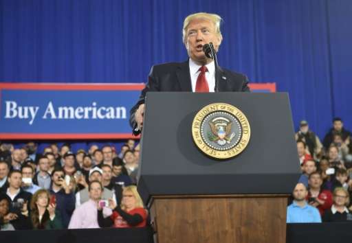 US President Donald Trump tells automotive workers: &quot;We're going to help the companies, and they're going to help you&quot;