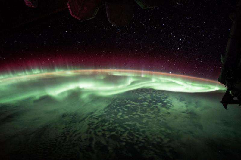Watching the Aurora from orbit