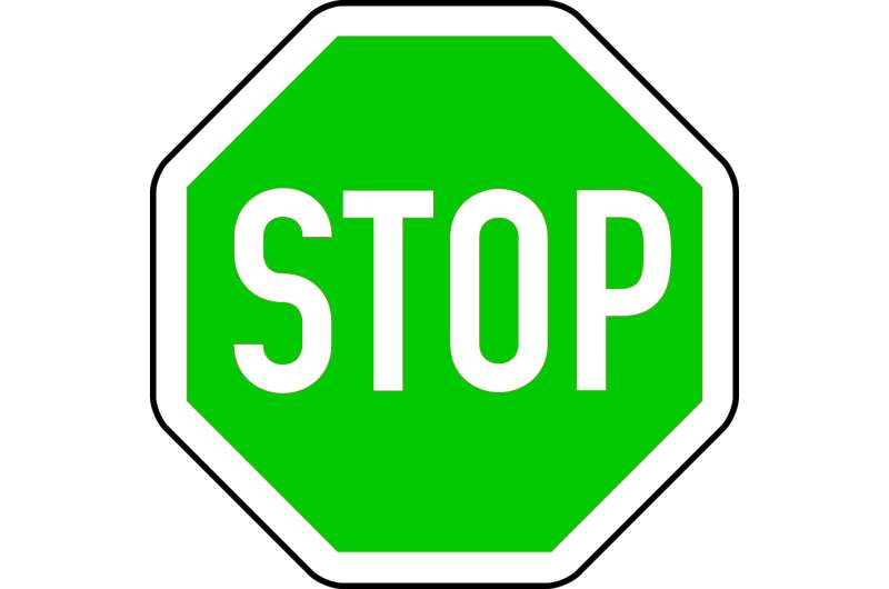When green means stop