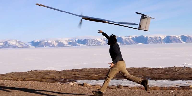 When solar-powered drones meet Arctic glaciers