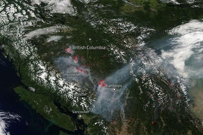 Wildfires continue to beleaguer Western Canada
