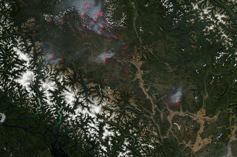 Wildfires still plaguing British Columbia, Canada