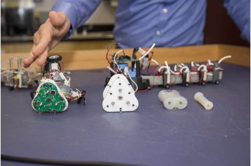 WPI researchers developing autonomous snake-like robots to support search-and-rescue teams