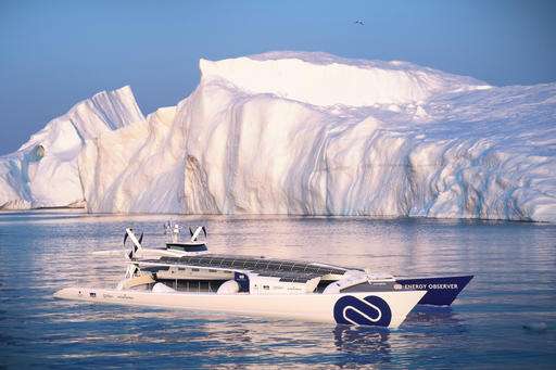 Zero-emission boat prepares for round-the-world odyssey