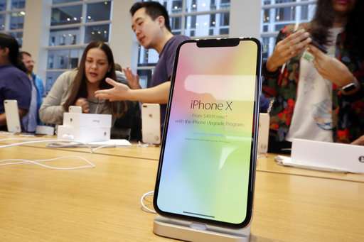 Apple's stock sinks as high hope for iPhone X sales fade