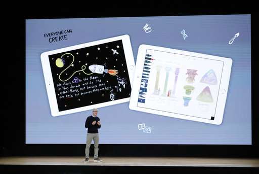 Apple unveils pencil support for $329 iPad at school event