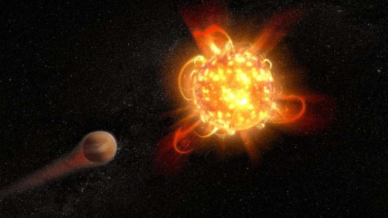 ASU astronomers catch red dwarf star in a superflare outburst