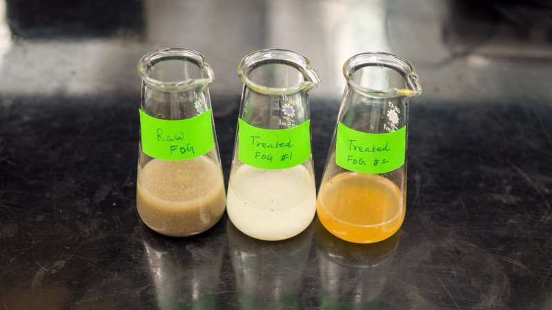 Breaking up 'fatbergs': UBC engineers develop technique to break down fats, oil and grease