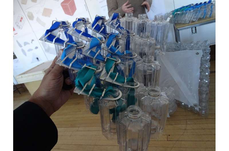 Building with bottles