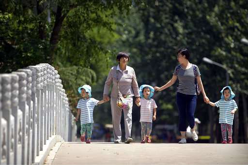 China's birthrate dropped despite allowing 2-child families