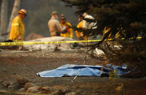 Devastation as deadly California blaze tallies grim stats