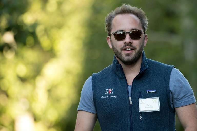 Drew Houston, founder and chief executive officer of Dropbox, which aims to raise nearly $750 million through an initial public 