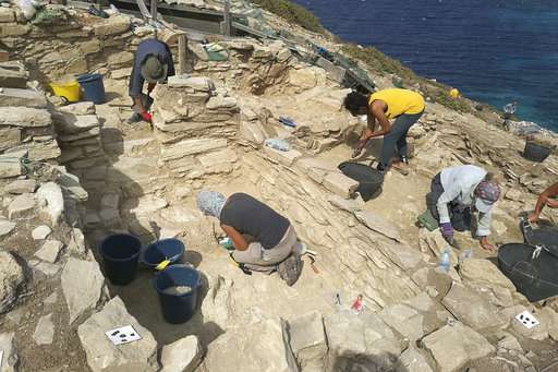 Excavations show remote Greek islet was early industrial hub