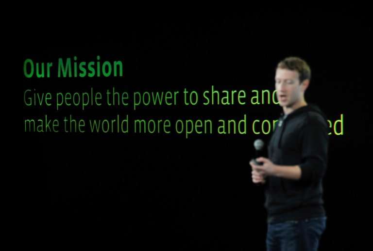 Facebook CEO Mark Zuckerberg is seen in 2013 explaining his mission &quot;to make the world more open and connected&quot;
