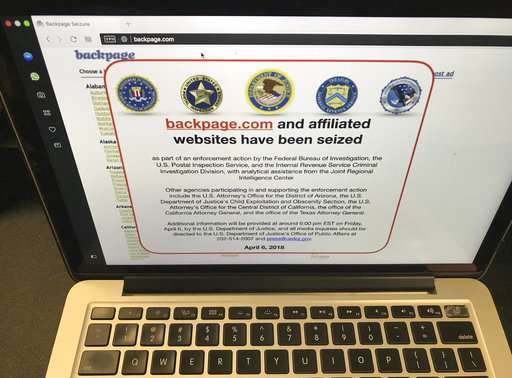 Feds seize Backpage.com, websites in enforcement action