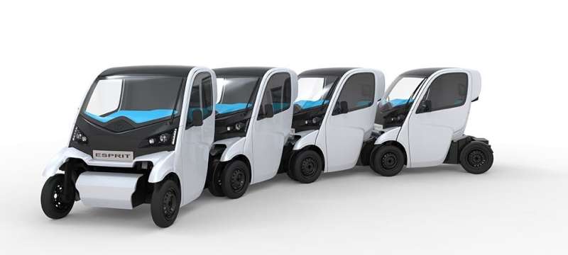 Fleets of compact e-vehicles could help battle air pollution