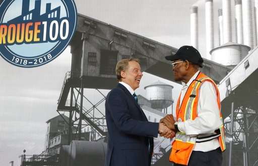 Ford celebrates century of production at storied Rouge plant