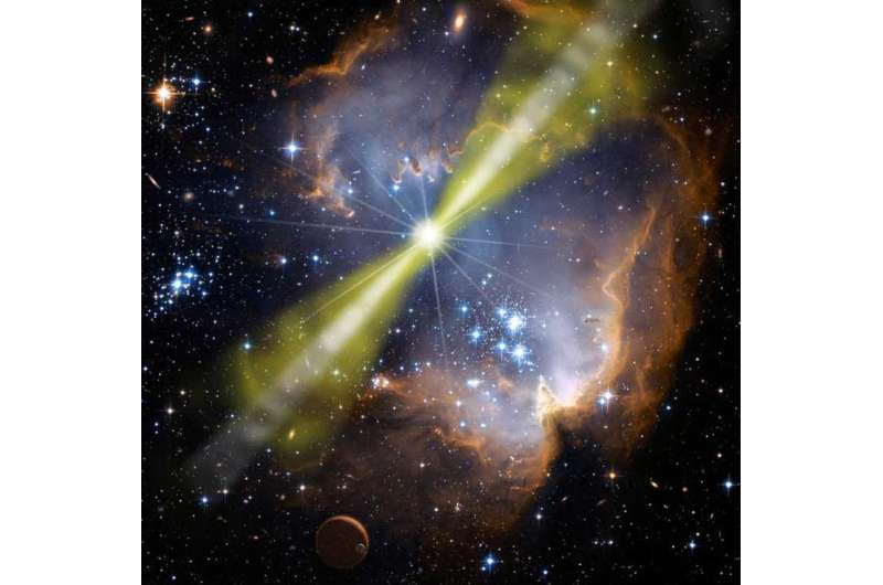 How we created a mini 'gamma ray burst' in the lab for the first time