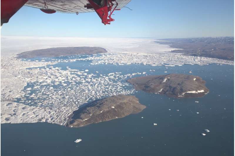 Ice stream draining Greenland Ice Sheet sensitive to changes over past 45,000 years