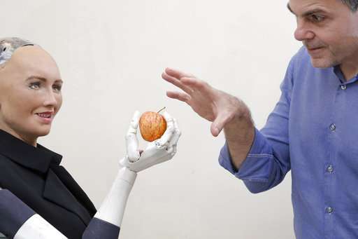 Lifelike robots made in Hong Kong meant to win over humans
