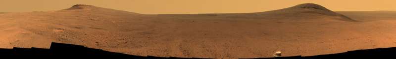 Martian skies clearing over Opportunity rover