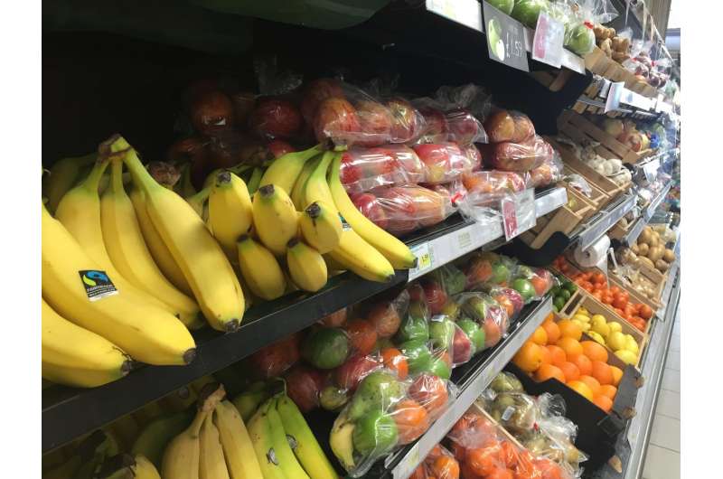 Moving location of fruit and vegetables in shops can lead to 15% sales increase