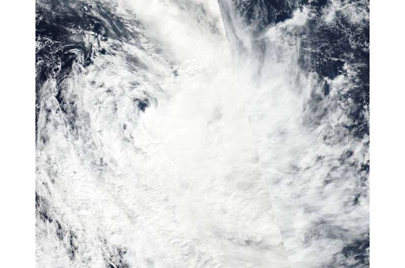 NASA finds wind shear slamming Tropical Cyclone Keni