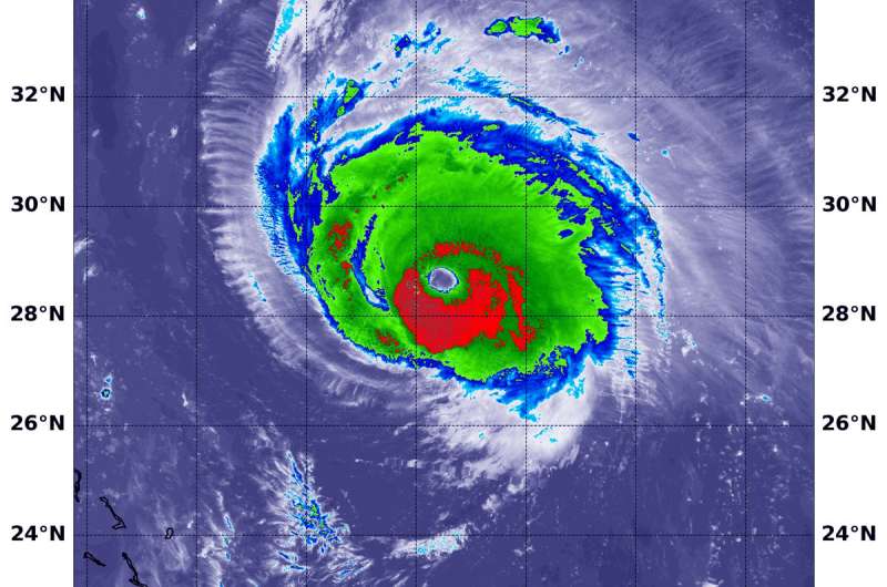 NASA-NOAA satellite analyzes rainmaker Hurricane Florence