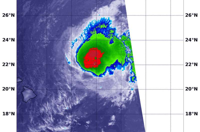 NASA sees Hurricane Olivia moving toward Hawaii